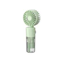 1pc Portable Handheld Mist Fan, Quiet USB Rechargeable Spray Fan, 4 Speed Modes, 800mAh, Suitable For Home, Office, Travel Mini Desktop Fan - Multicolor - View 18