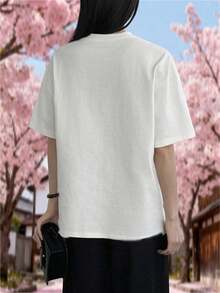 Women T-Shirts - White - View 2