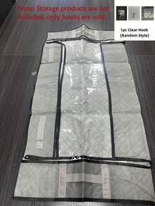 New Thickened Large Underbed Storage Box, Non-Woven Fabric Storage Bag For Clothes, Quilts, Ideal For Bedroom Or Dorm, Reinforced Handle, Dustproof, With Safety Strap, Multi-Compartment Design, Random Color - Multicolor - View 17