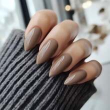 COSMI MILANO Made In The UK. One 8ml Nail Polish With A Moisturizing And Nourishing Treatment And A Professional Salon Gloss Finish. With A Glossy Glass Effect, Natural Clear Gel, Long Lasting, Quick Drying For Elegant And Professional Nail Care. - SMOKEY 218 - 查看 2