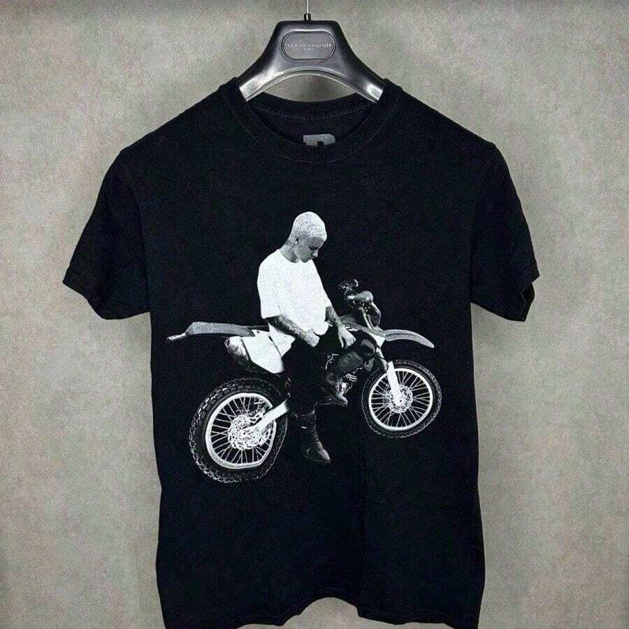 2026 Men's T-Shirts Justin Biebers JUSTIN Profile Slim Fit T-Shirt Small Black Summer Outfits For Women Men's T-Shirts - 軍綠色 - 查看 1