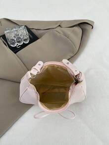New Bowknot Handbag For Women, Fashionable Versatile Shoulder Underarm Bag - Pink - View 4