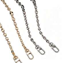 1pc Metal Chain Shoulder Strap, Handbag Accessory Chain For Crossbody Bag, Underarm Bag Decor, Fashionable And Durable, Suitable As Gift - Multicolor - View 3