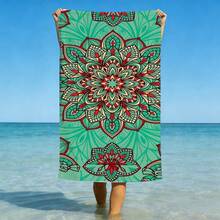 1 buah Handuk Pantai Mikrofiber Motif Lumba-lumba 3D Realistis, Cepat Kering, Tahan Pasir, Sangat Menyerap, Handuk Renang, Selimut Pantai Persegi Panjang Besar untuk Liburan Musim Panas, Kolam Renang, Perjalanan, Berkemah, dan Mandi - MultiWarna - View 7