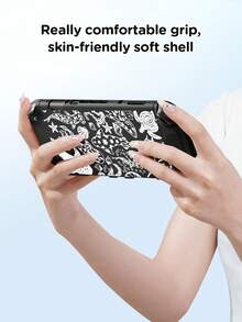 1pc Ocean Fish Pattern Switch Protective Case, New Switch2 (2025) Game Console Accessory Dock Shell, Compatible With Switch2 (2025)/Switch OLED, New Switch2nd Generation Game Accessory Protective Cover, Game Console Storage Bag, Best Gift For SWITCH Players - Multicolor - View 4