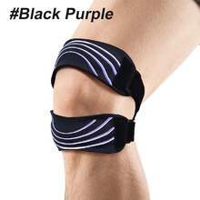 1pc Patellar Tendon Support Strap, Adjustable Knee Brace For Running, Basketball, Tennis, Gym - Multicolor - View 12