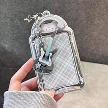Álbum de almacenamiento de photocards de , álbum de fotos de 3 pulgadas, merchandising de ídolos, llavero con protector de pantalla, álbum de colección de tarjetas pequeñas. - Albaricoque - Ver 7