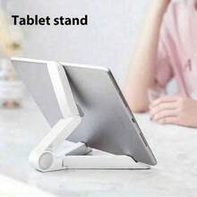 可調節式 iPad 平板電腦支架 - 可折疊塑料支架附夾式固定，便攜式桌面支架可用於觀看影片和電影，娛樂配件 | 時尚平板電腦支架 | 耐用塑料支架 - 彩色 - 查看 4