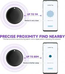 Mini GPS Tracker, 1 Count Car GPS Tracker With Weatherproof Magnetic Case, Batteries Powered Hidden Car Tracking Device - Black - View 3