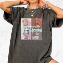 Halsey Accolade Comfort Color _ Unisex Pop Rock Clothing _ Alternative Music Sweatshirt _ Manic Album Sweatshirt _ 2025 Tour Merch - Black - View 1