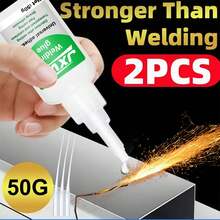 Multi-Functional Super Adhesive In 3-Pack, 5-Pack, 6-Pack, And 8-Packs, Suitable For Various Materials Including Footwear, Ceramics, Plastics, Wood, And Metal. Transparent It Can Be Used As A Super Glue, Welding Glue, Craft Glue. - YXJ-m-50g-8pcs - View 2