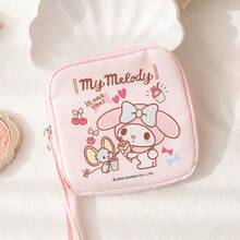 1個 Sanrio 官方 Hello Kitty 可愛衛生棉收納袋，經期用品收納包，學生便攜式口紅零錢包，迷你款，返校季 - 彩色 - 查看 5