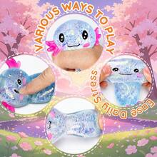 asmodee 1pc Soft Stress Relief Toy, Suitable For Children, Teenagers And Adults As Finger Massage Toy. Cute Maltose Toy, Suitable For Adults. Soft Squeeze Sensory Toy, Suitable For Children And Adults. - Multicolor - View 2