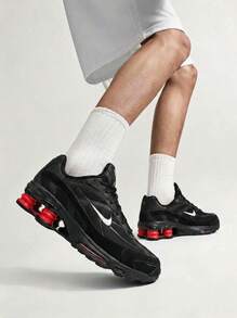 Nike Shox Ride 2 Uniesx Sneakers Black / University Red II7635-001 - 黑色/金屬中灰/大學紅/中灰 - 查看 1