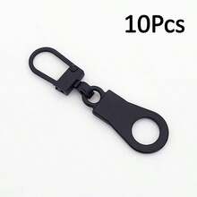 4/5/10pcs Small Hole Zipper Puller Instant Zipper Repair Kit, Universal Zipper Slider Head Replacement Accessories For Bags, Down Jackets, Purses, Clothes, Shoes - Multicolor - View 19