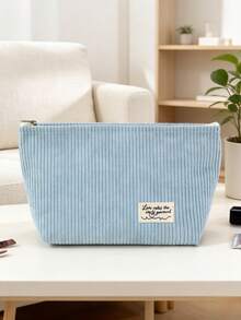 Organizer Alat Kosmetik Minimalis Portabel yang Modis, Cocok untuk Wanita dan Anak Perempuan, untuk Perjalanan, Penggunaan di Rumah dan Kehidupan Sehari-hari. - Baby Blue - View 3