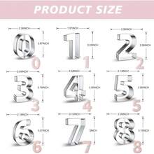 Rolling Pins & Pastry Boards - Number Cookie Cutters 2 - View 3
