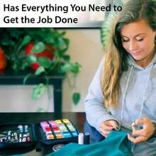 1set Sewing Kit With Sewing Supplies And Accessories(Multiple Specifications Optional), Sewing Kit For Adults,Emergency Repair And Travel Kits,Portable Sewing Supplies Accessories Contains Thread, Needle, Scissors, Measure Tape, Dorm Room Essentials - A - View 4