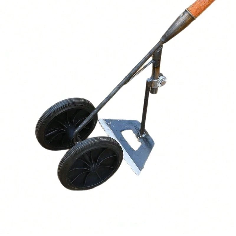Double-Wheel With Hollow Steel Blade-A Practical Weeding And Tilling Tool For Gardens, Vegetable Patches, And Farms - A - View 1