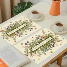 1pc/4pcs/6pcs/8pcs, Minimalist Suitable For Dining Table, Breakfast Mat, Coffee Bar, All-Season Decorative, Washable Table Mat, Room Decor, Kitchen Dining Table Mat, Indoor And Outdoor Party Decor, Home Decor, Ideal Gift - Multicolor - View 6