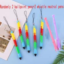 2pcs Creative Folding Ballpoint Pens, Candy Color Lanyard Folding Ballpoint Pens, Student Essential! Multifunctional Folding Climbing Signature Pens, Portable Student Prize Gift, Back To School Season Gift - A - View 9