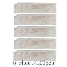100pcs Disposable Ear Acupuncture Ear Stickers, Ear Massage Therapy Ear Tapes, Random Style Outer Packaging Box And Bag - White - View 9