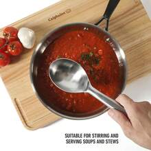 Calphalon Prime Kitchen Spoon, Stainless Steel Cooking Spoon, Heavy-Gauge Heat-Resistant Kitchen Utensil For Stirring &Amp; Serving, Weighted Handle For Balance &Amp; Control - 顏色 - 查看 4