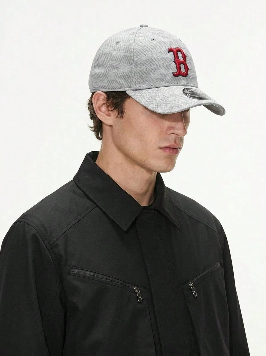 New Era 59FIFTY Sports Caps Moisture-Wicking Comfortable Structured Sports Commuting Travel Red 60632244 - Grey - View 1