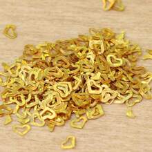 About2000pcs 3 X 4Mm Diy Hollow Heart Sequins Glitter Flakes Hollow-Out Love Shape Paillette Ultrathin DIY Decor Party Gift - Multicolor - View 8