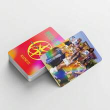 124件 KATSEYE Star Collection 全套鏈接雷射卡片小貼紙雙面 LOMO 閃卡（60張卡片 + 64張貼紙），名人全息卡，派對用品，名人卡收藏，萬聖節與聖誕禮物，盒裝高畫質名人照片卡，收藏品，小禮物，Katseye 應援棒，，小卡，K-Pop，Katseye 照片卡 - A - 查看 7