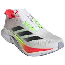 Adidas Adizero Boston 12 'White Black Lucid Red' Cloud-White Core-Black Sneakers Men JQ2552 - 彩色 - 查看 3