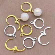 6pcs 13x16mm Minimalist Copper Plated 18k Gold Thick SilverWhite Gold Clasp Connectors Loop DIY JewelryFindings For Bracelet Necklace EarringCrafting - Multicolor - View 6
