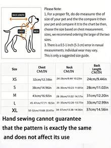 1pc Comfortable & Fashionable American Flag Dog Tank Top, Suitable For National Holidays, Outdoor Activities, Hand Wash, Fits All Breeds - Multicolor - View 7