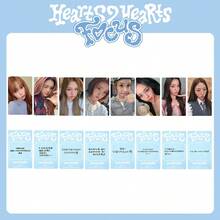 8pcs/Girl Group Photo Card Set, Double-Sided High-Definition Printing, Durable Cardboard Design, Suitable For Music Lovers Gift, Fan Collectibles, Artist Collection - Multicolor - View 6