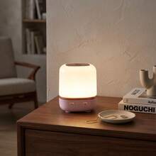 Touch Dimmable Ambient Desk Lamp, USB Rechargeable Wireless Portable Bedroom Bedside LED Night Light - Pink - Dimmable LED Night Light for Bedside Sleep - View 9