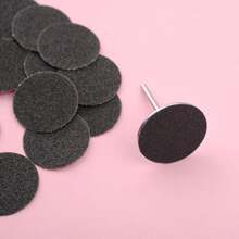 10pcs Foot Scrubbing File Replacement Sandpaper Sheets, Easy To Remove Calluses And Dead Skin - Black - View 6