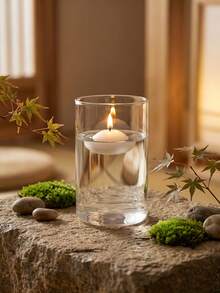 3pcs Glass Candle Holders, Home Decor, Room Decor, Party And Holiday Decoration Ornaments, Suitable For Home Decor, Office Decor, Wedding Decor, Living Room Accessories, Can Be Used As Valentine's Day Gift, Holiday Gift, Birthday Graduation Gift - Affordable Luxury Fashion Style - View 3