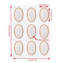 9pcs Oval Foam Foot Callus Anti-Friction Pads, Blister Pads, High Heel Anti-Friction Pads, Foot Care - Multicolor - View 5