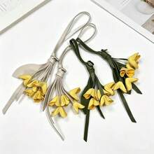 JRESSIAL Picking Golden Osmanthus Pendant, Chinese Style Bag Charm, Designer Fashion Accessory, Style New Chinese Style Hanging Ornament, Artificial Flower Bag Pendant - Multicolor - View 4