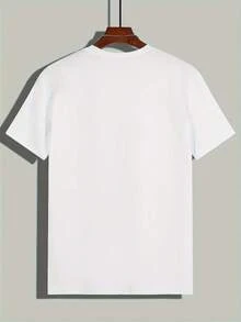 2026 Y2K Graphic Vintage Tee Men'S Round Neck Print Short-Sleeve Top With Character Patterns, Suitable For Everyday Wear, Machine Washable, Can Be Wor - 黑色 - 查看 7