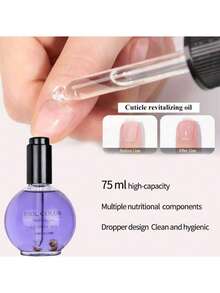 IDOL COLOR Scented Cuticle Oil 75ml, Hydrating Nail Care Oil Infused With Vitamin E & Natural Oils, Gentle For All Skin Types - Multicolor - View 1