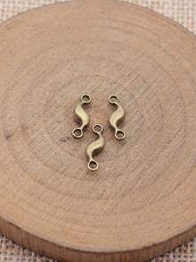 40個 11x3mm 扭轉水滴形連接扣吊飾 DIY手鍊製作項鍊製作珠寶製作手工藝配件 - 扭曲水滴連接件 - 查看 11