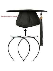 1pc Durable Non-Slip Elastic Graduation Cap Headband, Suitable For Students And Women, Black, Best Birthday Gift (Graduation Cap Not Included) - Multicolor - View 7