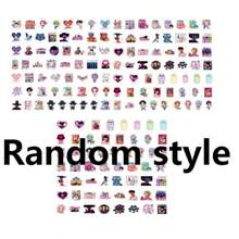 55pcs K-Pop Heart Frame & Cloud Sticker Collection, Cute K-Pop Girl Group & Boy Group Chibi Stickers, Removable Self-Adhesive Stickers, Compatible With Switch Protective Case & Fan Merchandise - Multicolor - View 10