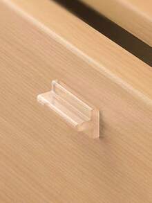 2-6pcs Transparent Self-Adhesive Door Handles, Drawer Cabinet Sliding Door Auxiliary Self-Adhesive Door Handles - A - View 3