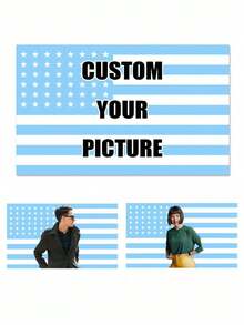 1 pieza Tapiz personalizable y personalizado, imagen personalizada, decoración del hogar de moda, regalo unisex, adecuado para el Día de la Madre, ceremonia de graduación y otras ocasiones, multifuncional, altamente decorativo - Multicolor - Ver 1