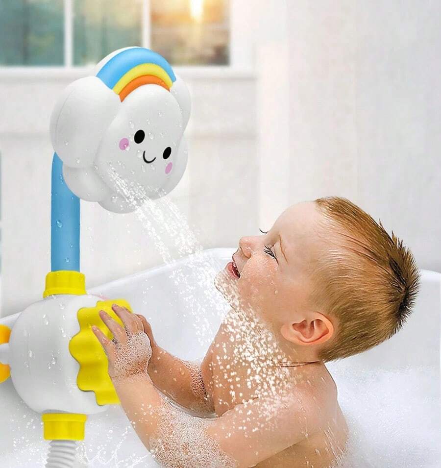 Nuevos juguetes de baño para bebés, modelo de nube para jugar en el agua, grifo de ducha con rociador de agua, juguete para niños, rociador de chorro, regalo de baño para niños. - 469 sin caja - Ver 1