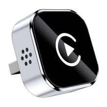 Adaptador inalámbrico de CarPlay, actualiza CarPlay con cable a inalámbrico, diseño mini USB adecuado para automóviles con Apple CarPlay con cable integrado, plug and play, fácil de usar, conexión estable y rápida, compatible con iPhone CarPlay - Multicolor - Ver 17