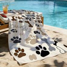 1pc Realistic 3D Dolphin Print Microfiber Beach Towel, Quick Dry Sand Resistant Super Absorbent Swimming Towel, Large Rectangle Beach Blanket For Summer Vacation Pool Travel Camping Bath Use - Multicolor - View 10