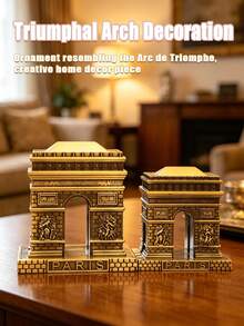 Small/Medium Arc De Triomphe Model Metal, European Retro Creative Home Decor, French Tourist Souvenir - Arc De Triomphe - View 6